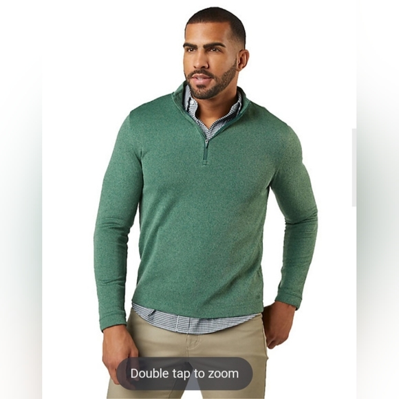 RHONE COMMUTER 1/4 ZIP SWEATER KNIT FABRIC